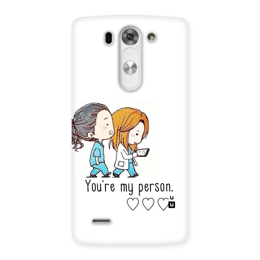 Two Friends In Coat Back Case for LG G3 Mini
