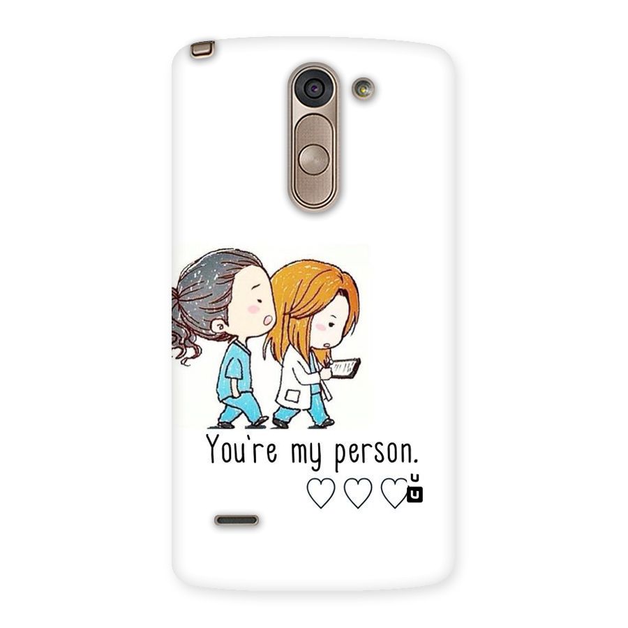 Two Friends In Coat Back Case for LG G3 Stylus