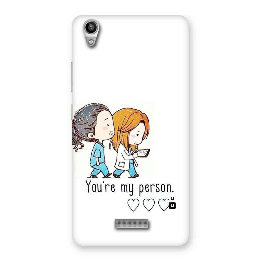 Two Friends In Coat Back Case for Lava-Pixel-V1