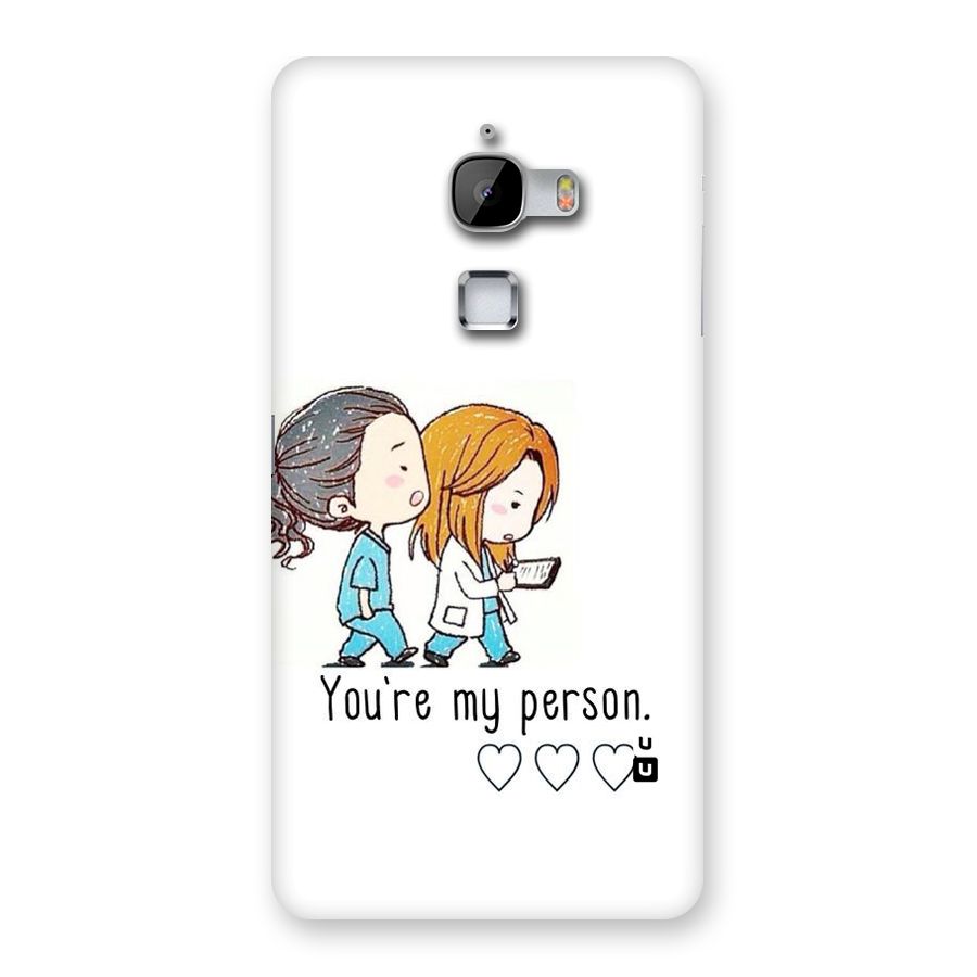 Two Friends In Coat Back Case for LeTv Le Max