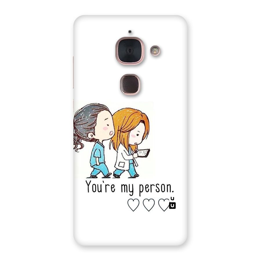 Two Friends In Coat Back Case for Le Max 2