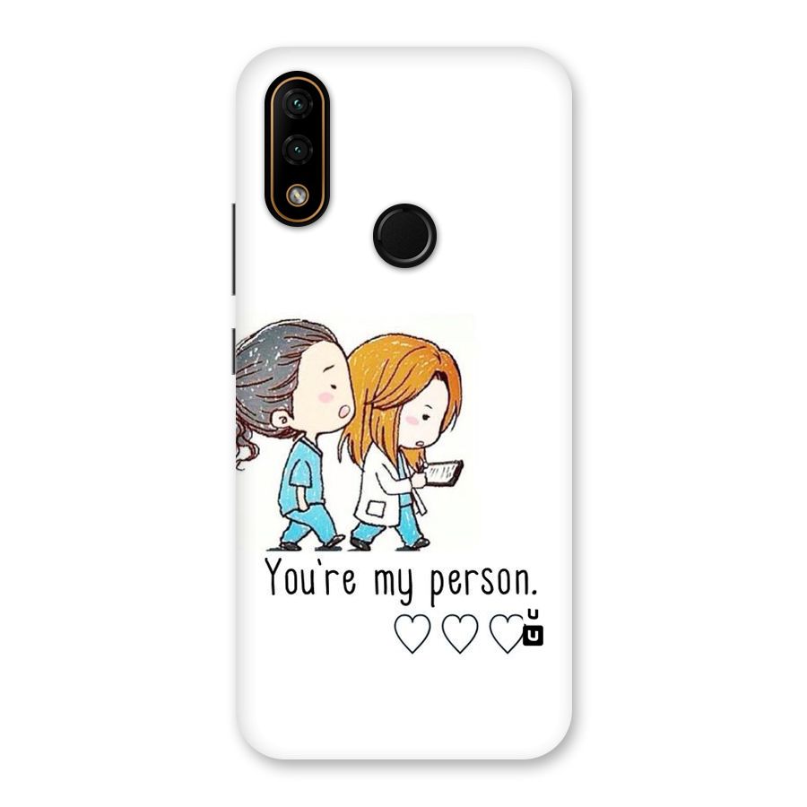 Two Friends In Coat Back Case for Lenovo A6 Note