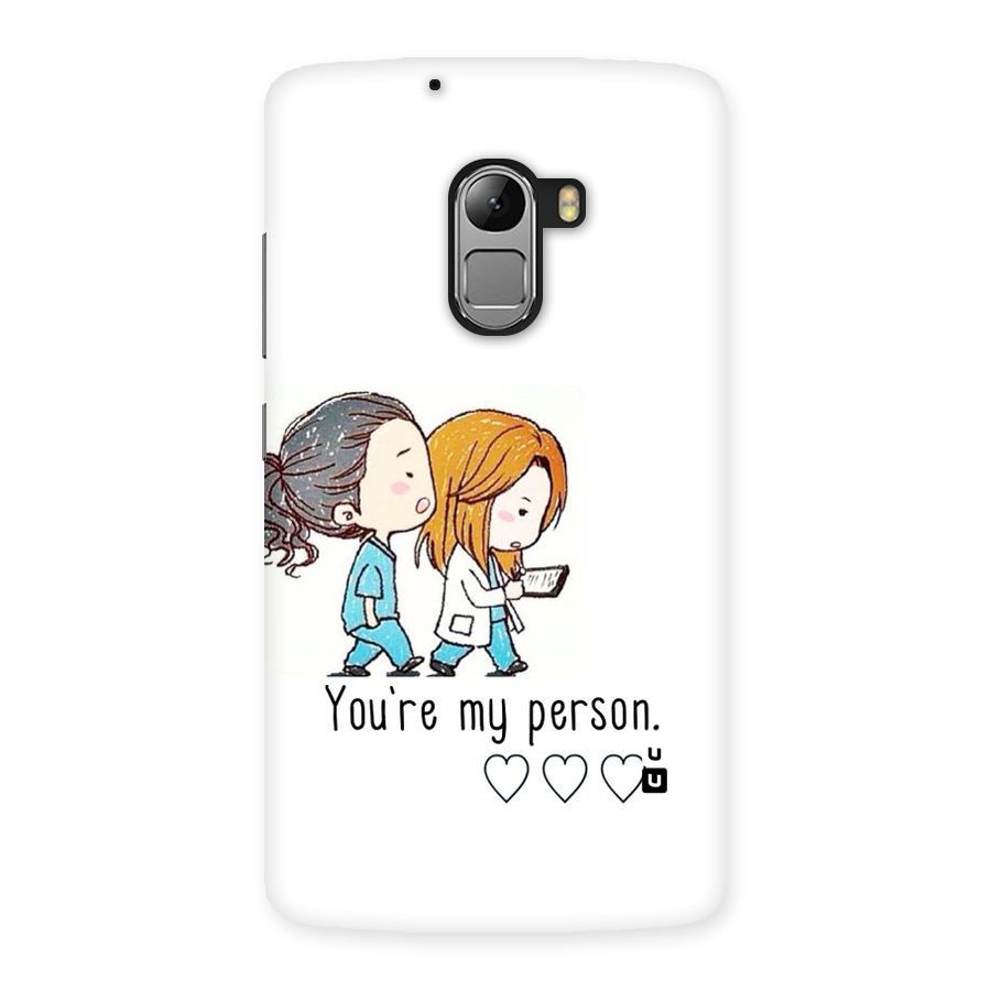 Two Friends In Coat Back Case for Lenovo K4 Note