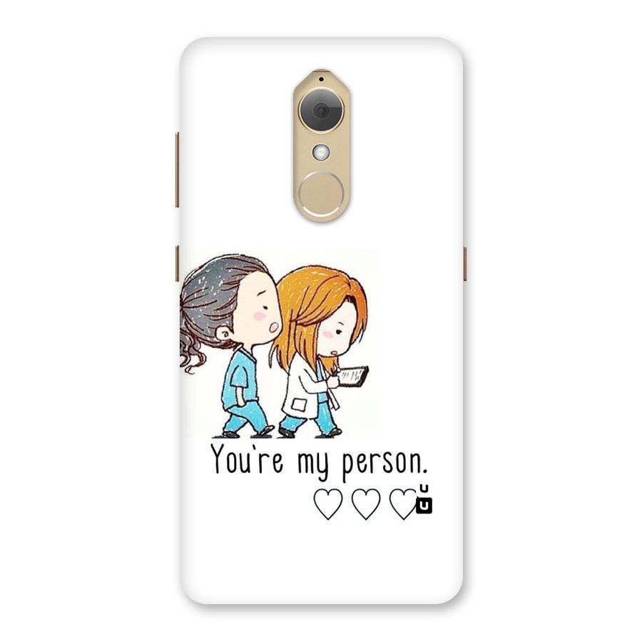 Two Friends In Coat Back Case for Lenovo K8