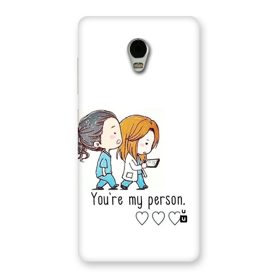 Two Friends In Coat Back Case for Lenovo Vibe P1