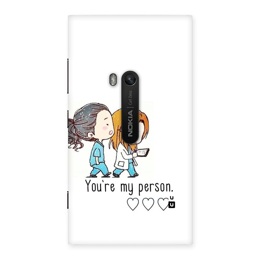Two Friends In Coat Back Case for Lumia 920