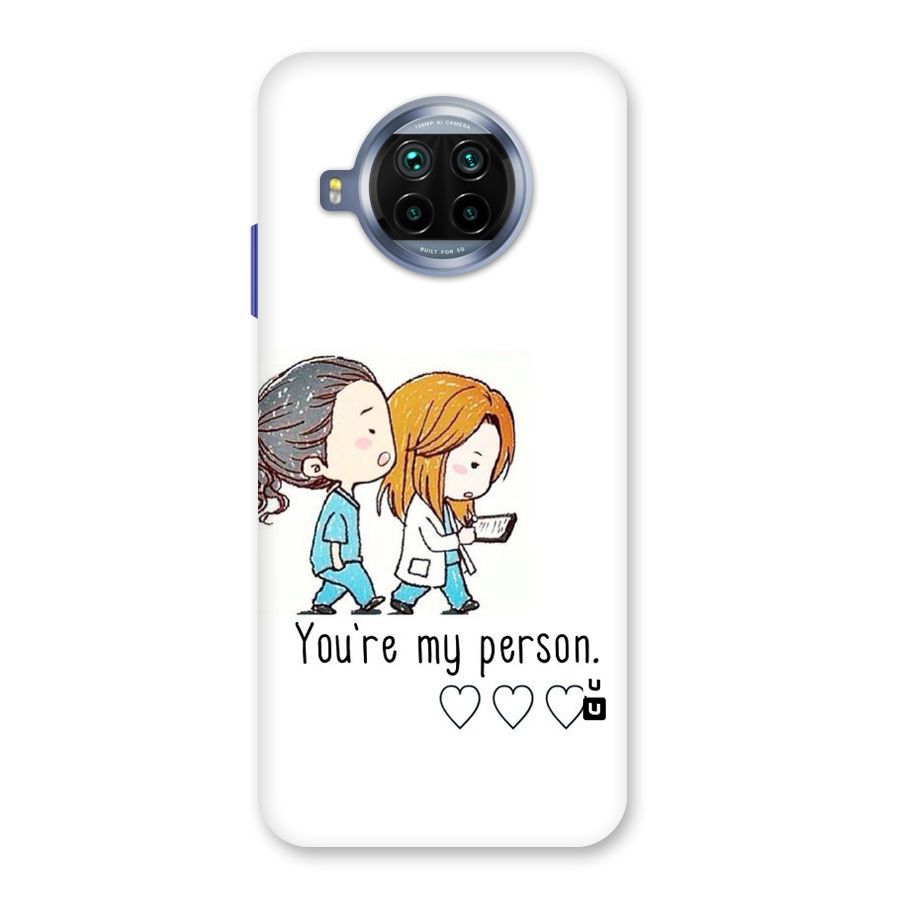 Two Friends In Coat Back Case for Mi 10i
