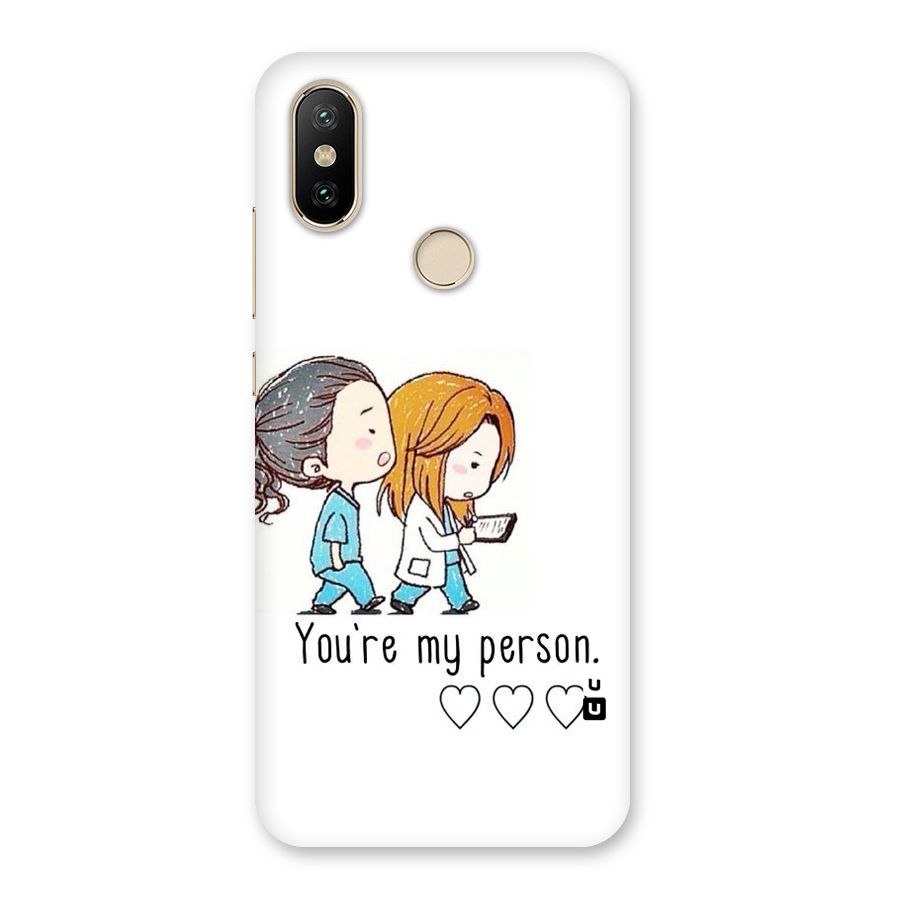 Two Friends In Coat Back Case for Mi A2