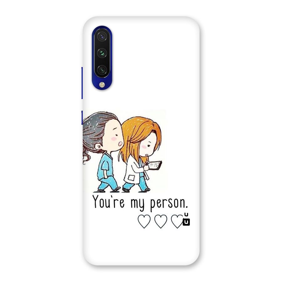 Two Friends In Coat Back Case for Mi A3