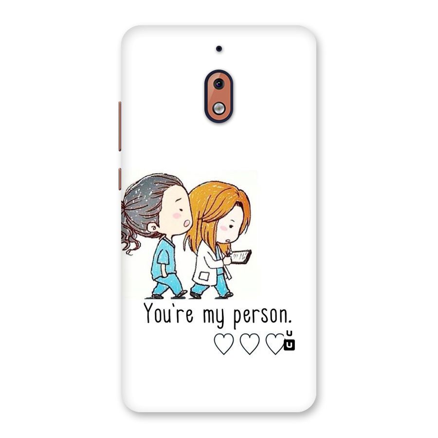 Two Friends In Coat Back Case for Nokia 2.1