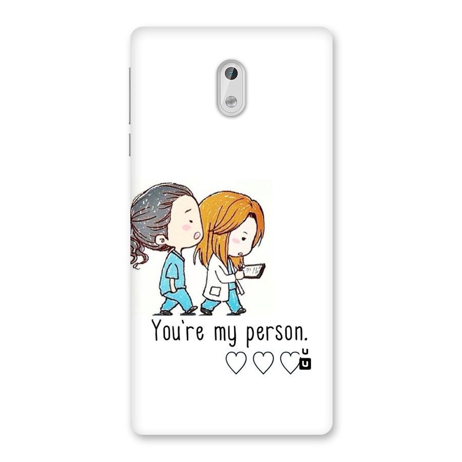 Two Friends In Coat Back Case for Nokia 3