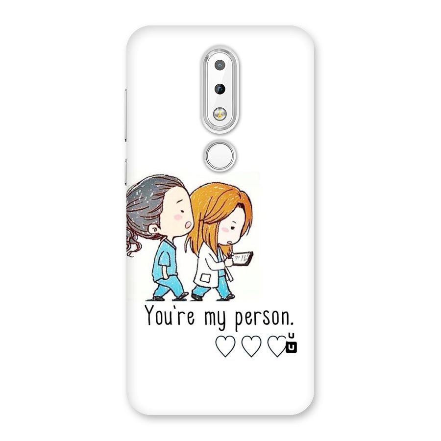 Two Friends In Coat Back Case for Nokia 6.1 Plus