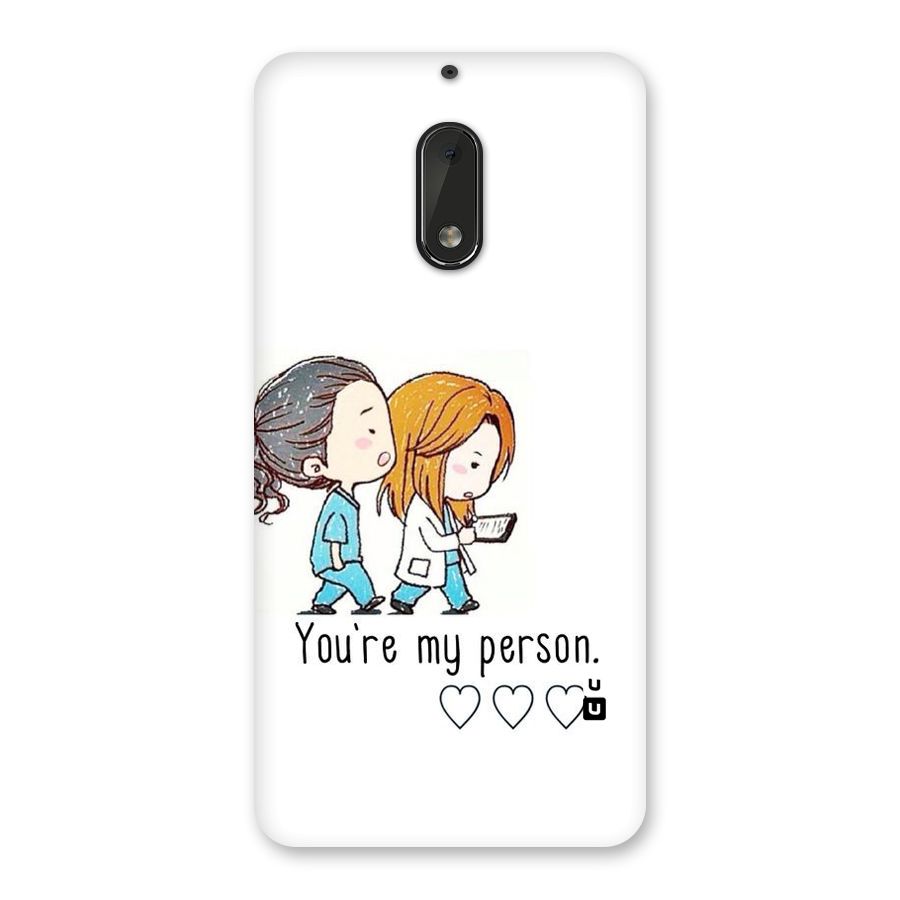 Two Friends In Coat Back Case for Nokia 6