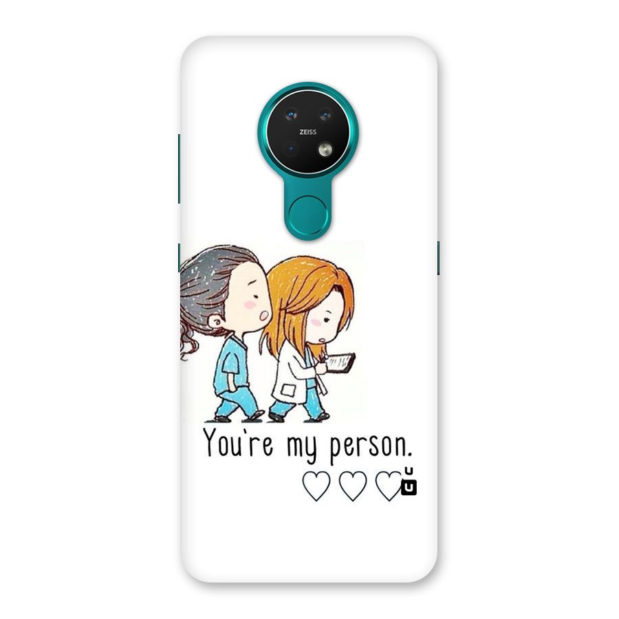 Two Friends In Coat Back Case for Nokia 7.2