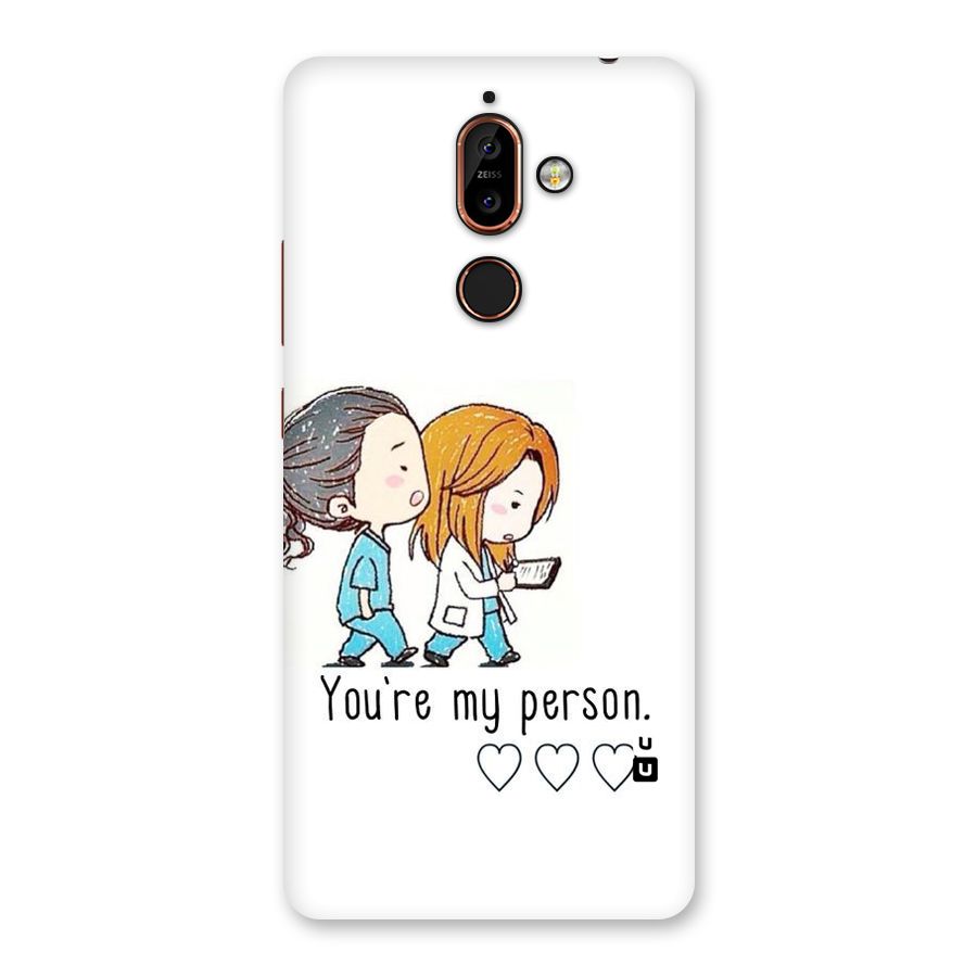 Two Friends In Coat Back Case for Nokia 7 Plus