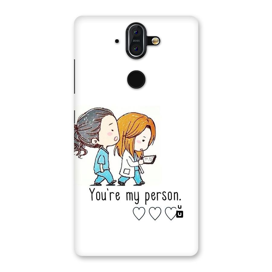 Two Friends In Coat Back Case for Nokia 8 Sirocco