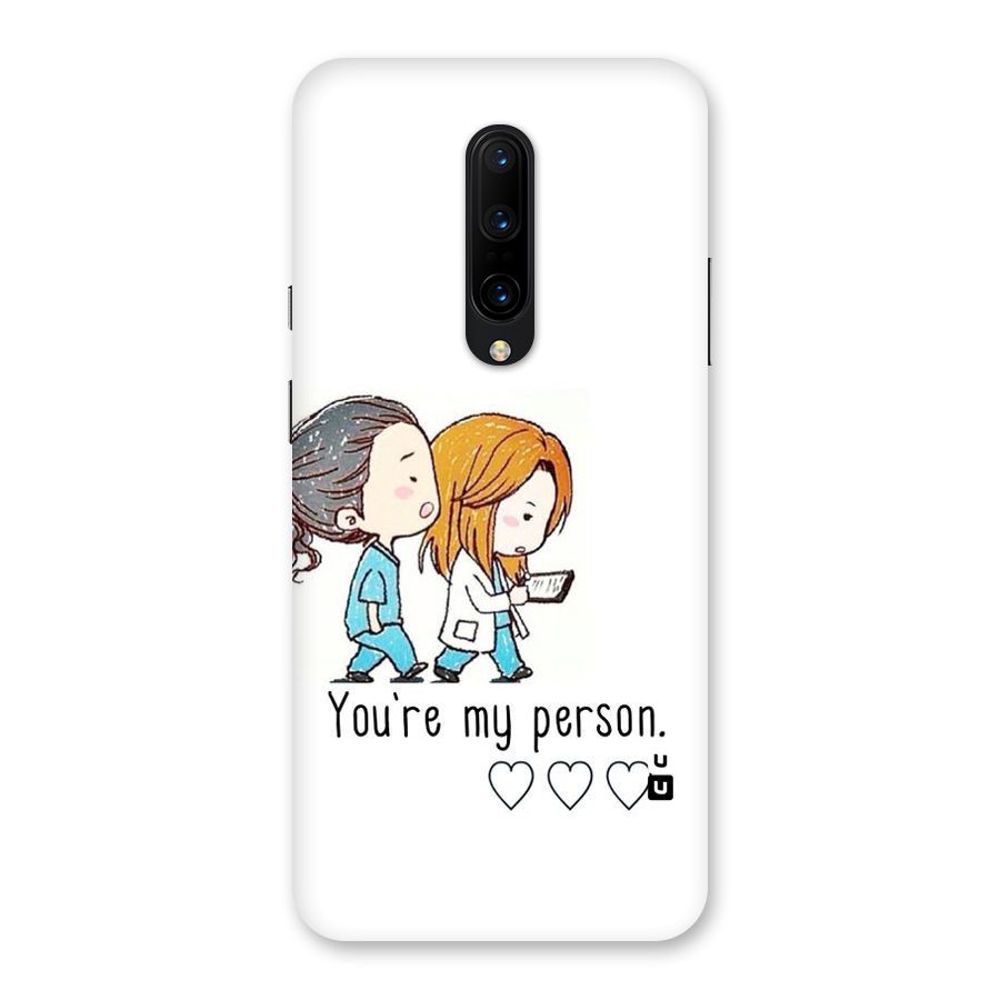 Two Friends In Coat Back Case for OnePlus 7 Pro