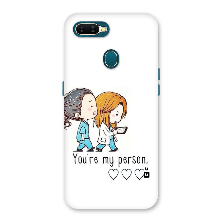Two Friends In Coat Back Case for Oppo A11k