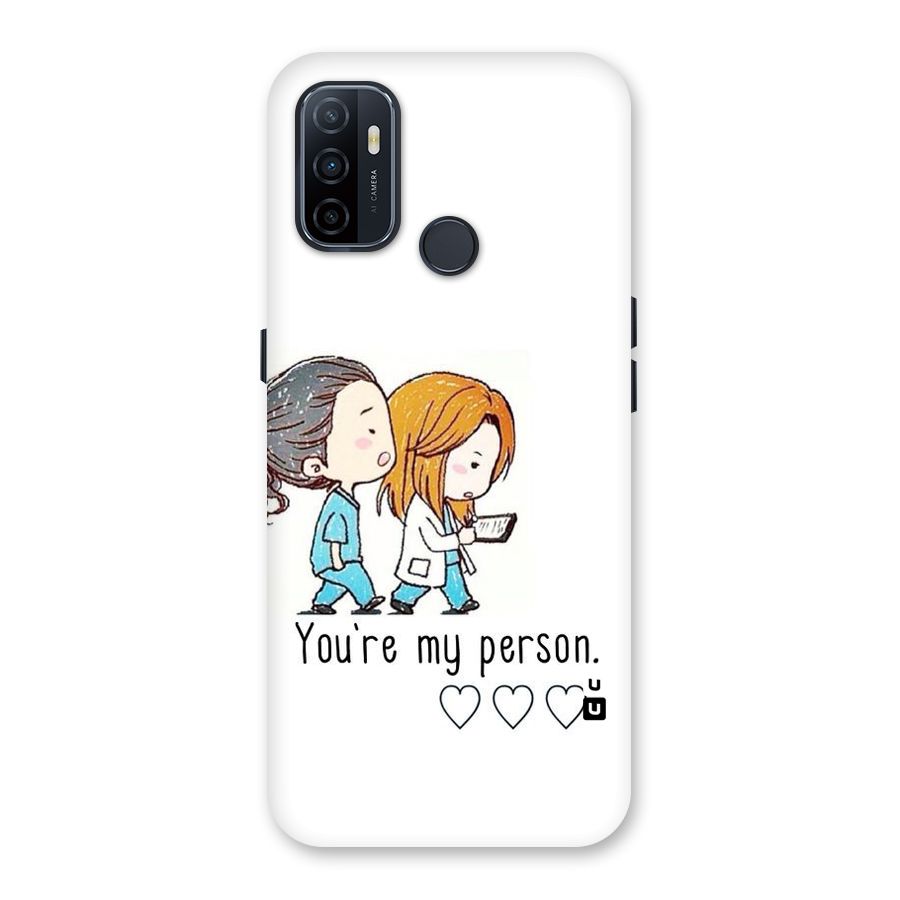 Two Friends In Coat Back Case for Oppo A32
