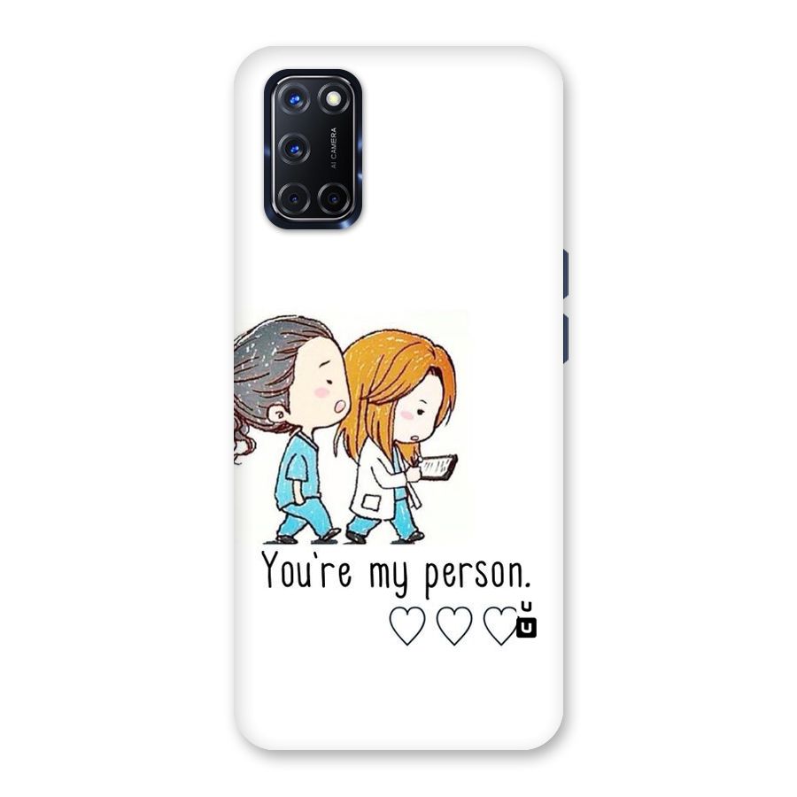 Two Friends In Coat Back Case for Oppo A52