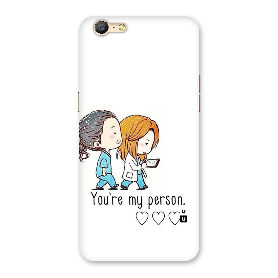 Two Friends In Coat Back Case for Oppo A57
