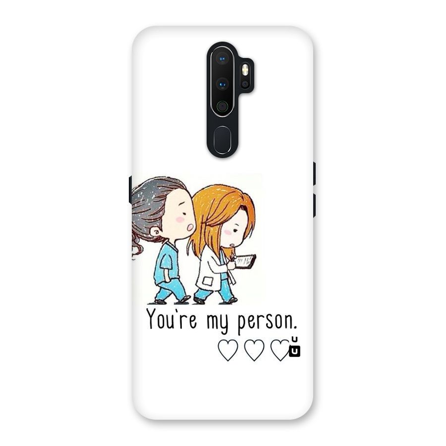 Two Friends In Coat Back Case for Oppo A5 (2020)
