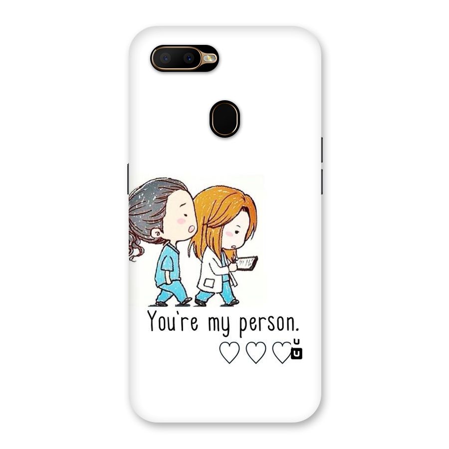 Two Friends In Coat Back Case for Oppo A5s