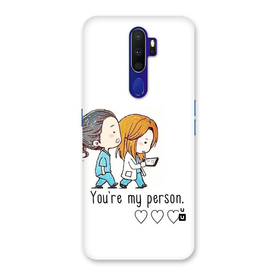 Two Friends In Coat Back Case for Oppo A9 (2020)