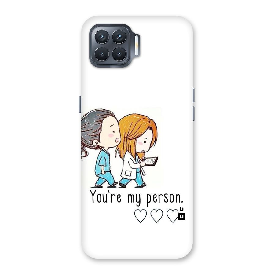 Two Friends In Coat Back Case for Oppo F17 Pro