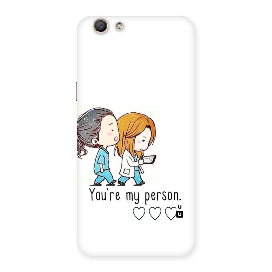 Two Friends In Coat Back Case for Oppo F1s