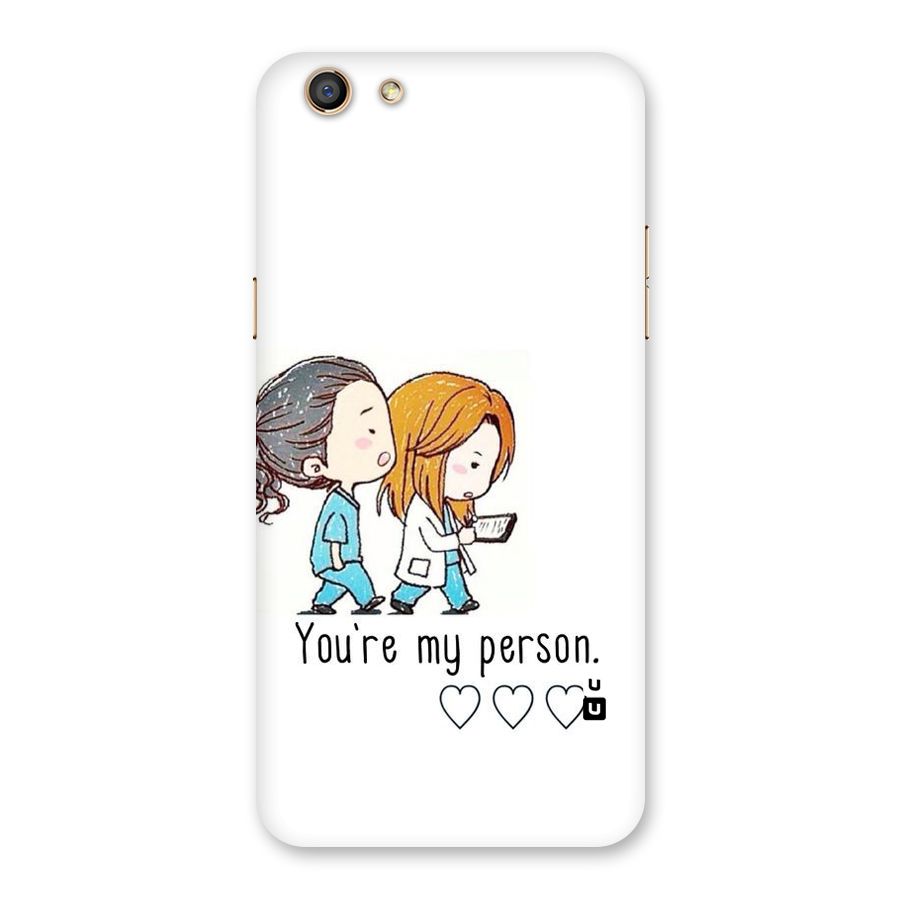Two Friends In Coat Back Case for Oppo F3