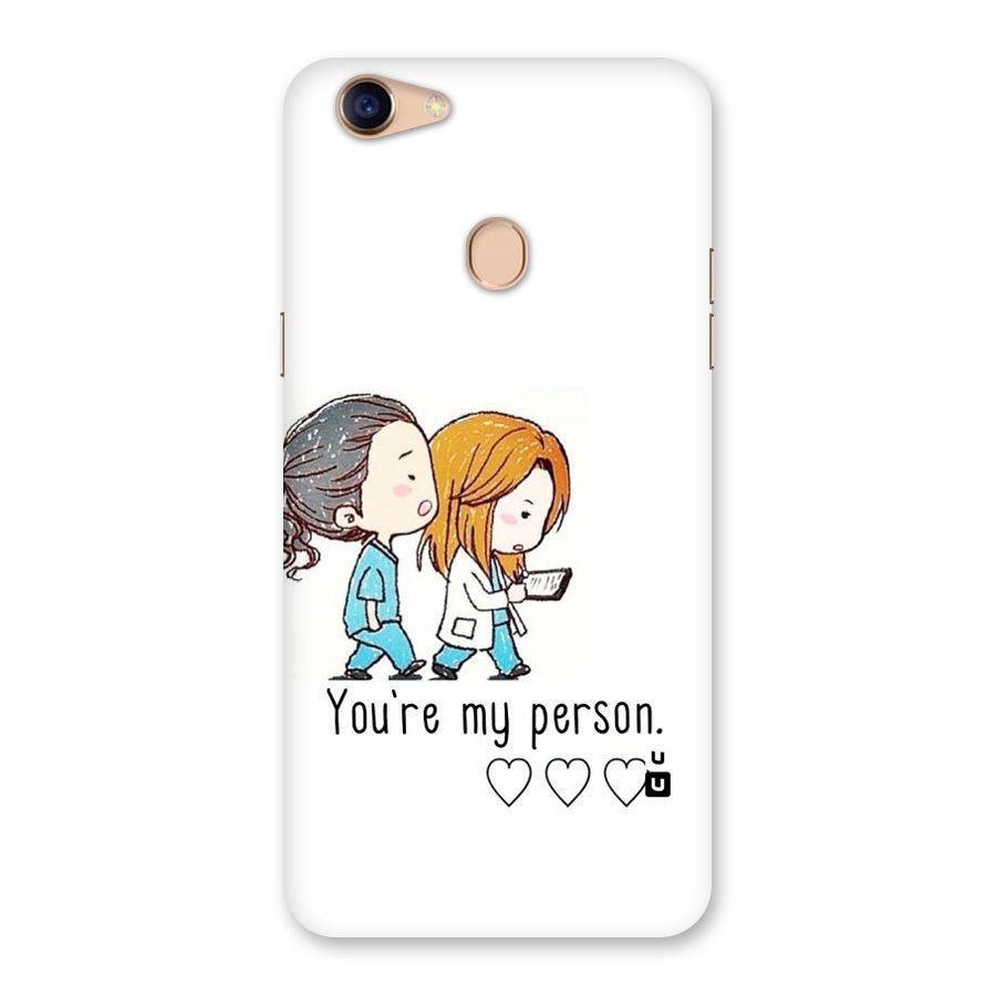 Two Friends In Coat Back Case for Oppo F5