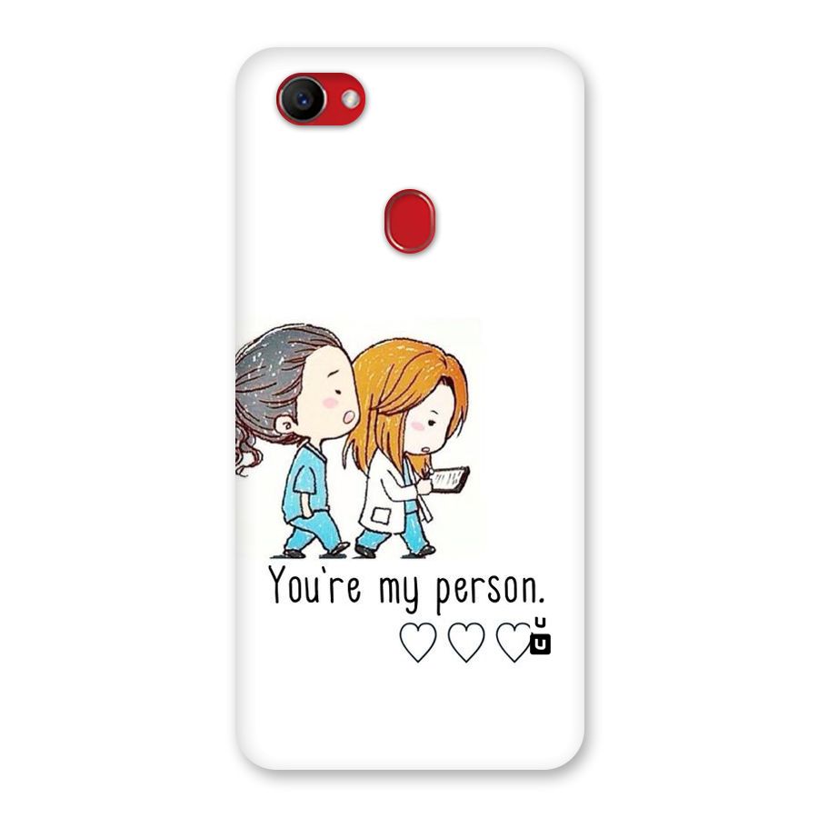 Two Friends In Coat Back Case for Oppo F7