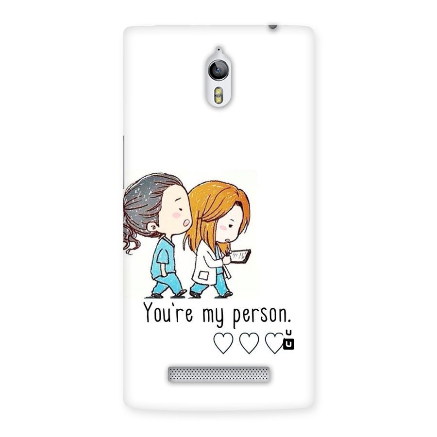 Two Friends In Coat Back Case for Oppo Find 7