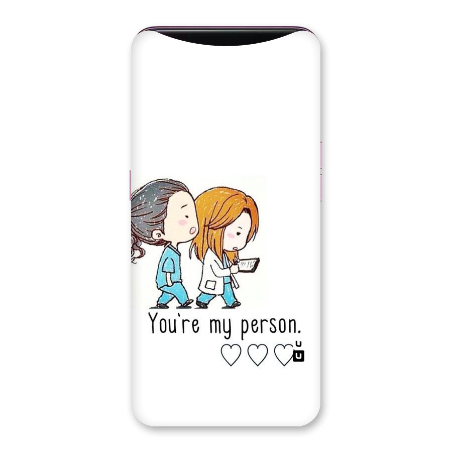 Two Friends In Coat Back Case for Oppo Find X