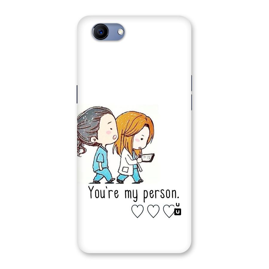 Two Friends In Coat Back Case for Oppo Realme 1