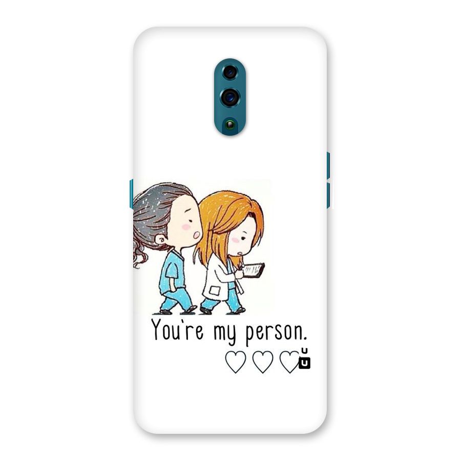Two Friends In Coat Back Case for Oppo Reno
