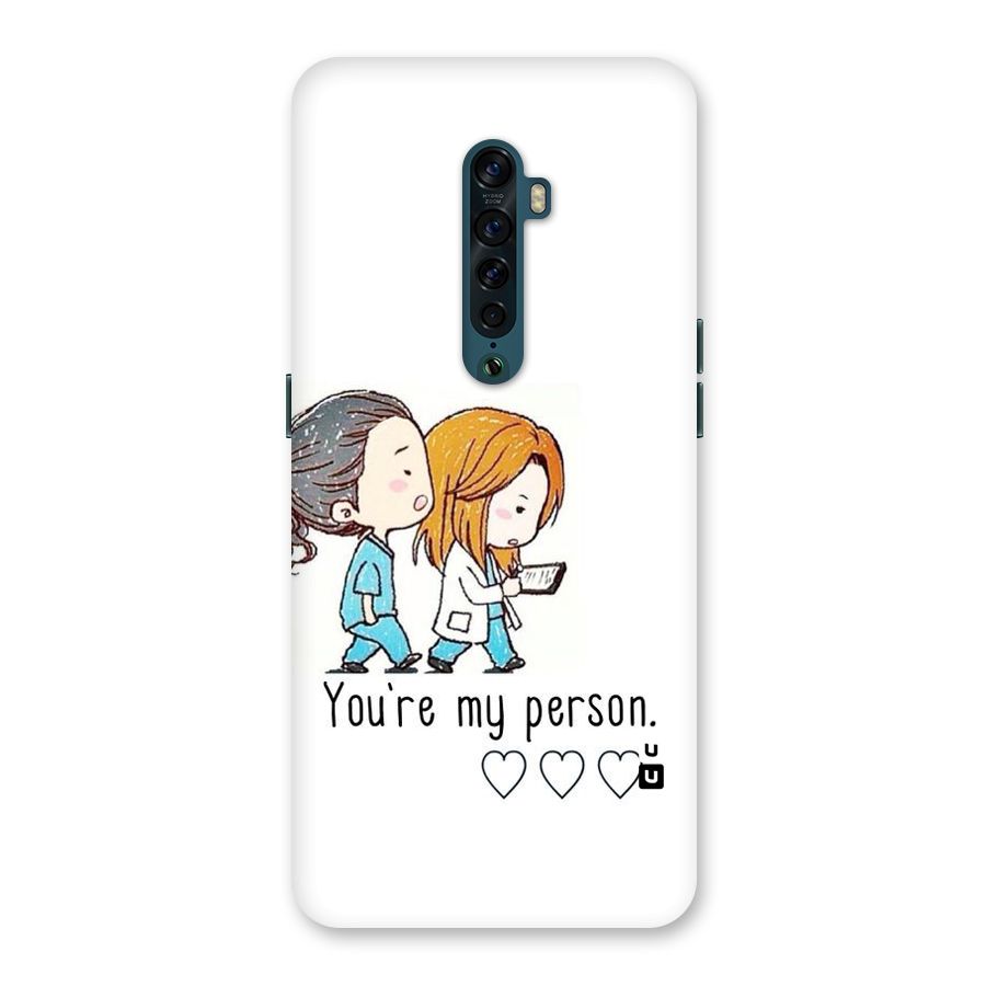 Two Friends In Coat Back Case for Oppo Reno2