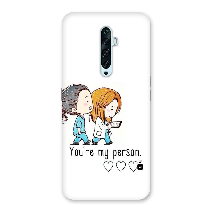 Two Friends In Coat Back Case for Oppo Reno2 Z
