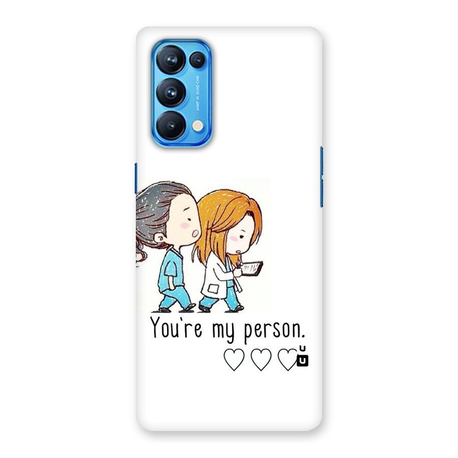 Two Friends In Coat Back Case for Oppo Reno5 Pro 5G