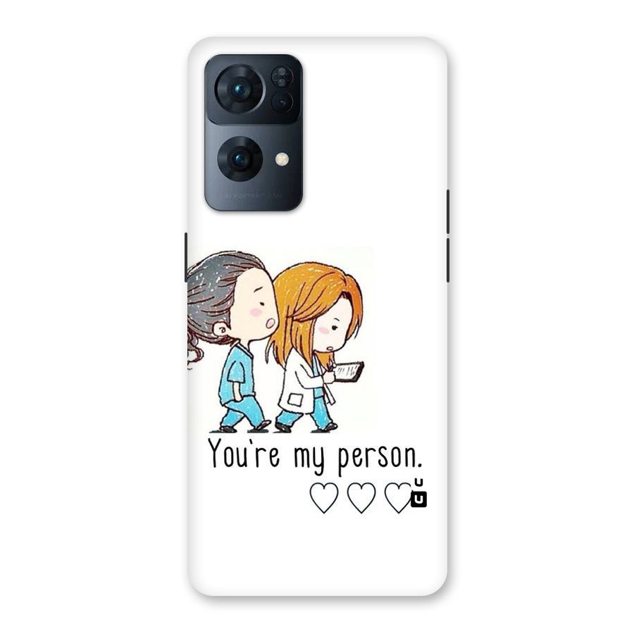 Two Friends In Coat Back Case for Oppo Reno7 Pro 5G