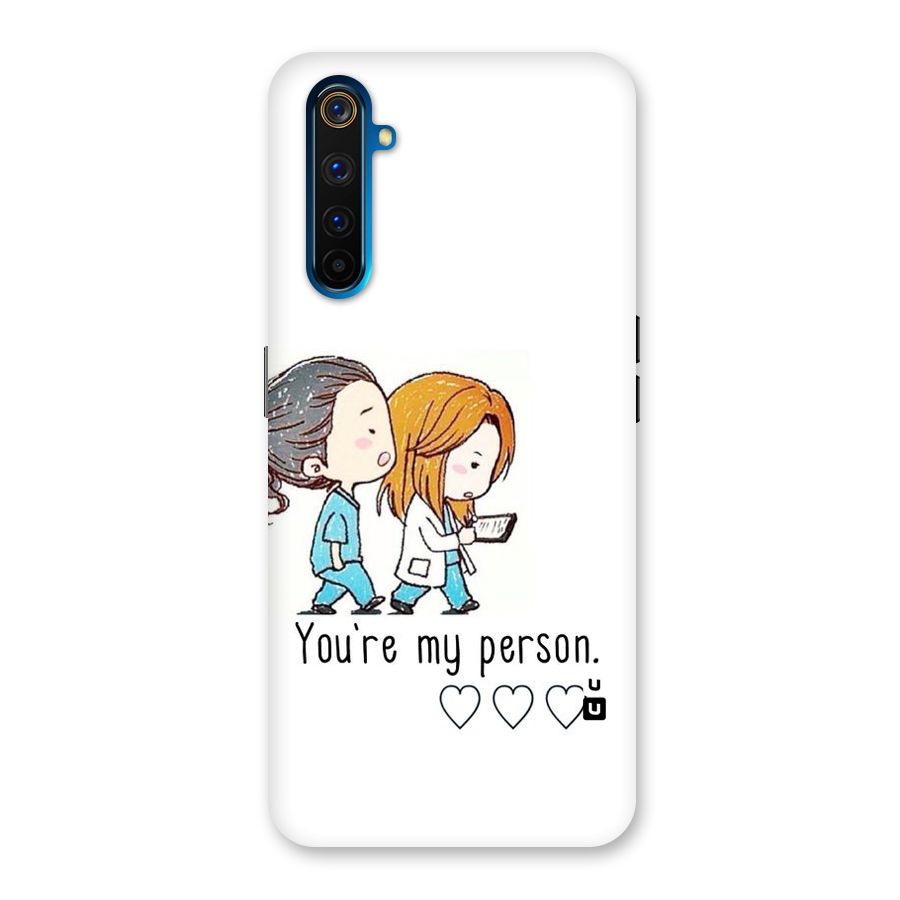 Two Friends In Coat Back Case for Realme 6 Pro