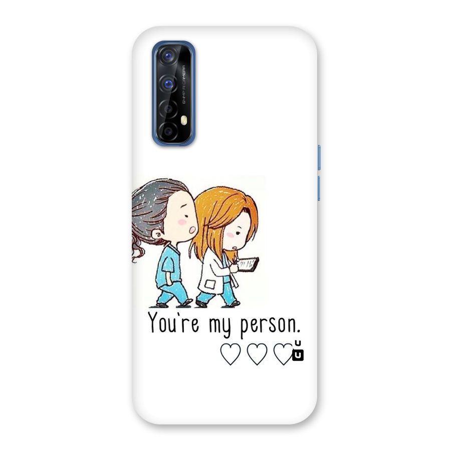 Two Friends In Coat Back Case for Realme 7