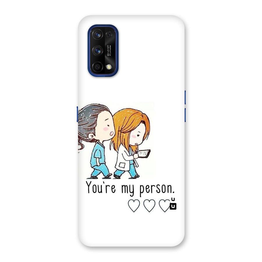 Two Friends In Coat Back Case for Realme 7 Pro