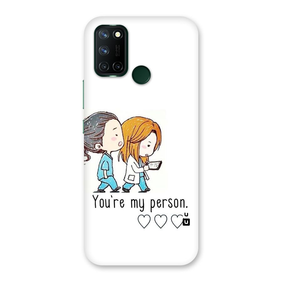 Two Friends In Coat Back Case for Realme 7i