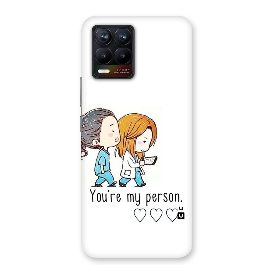 Two Friends In Coat Back Case for Realme 8