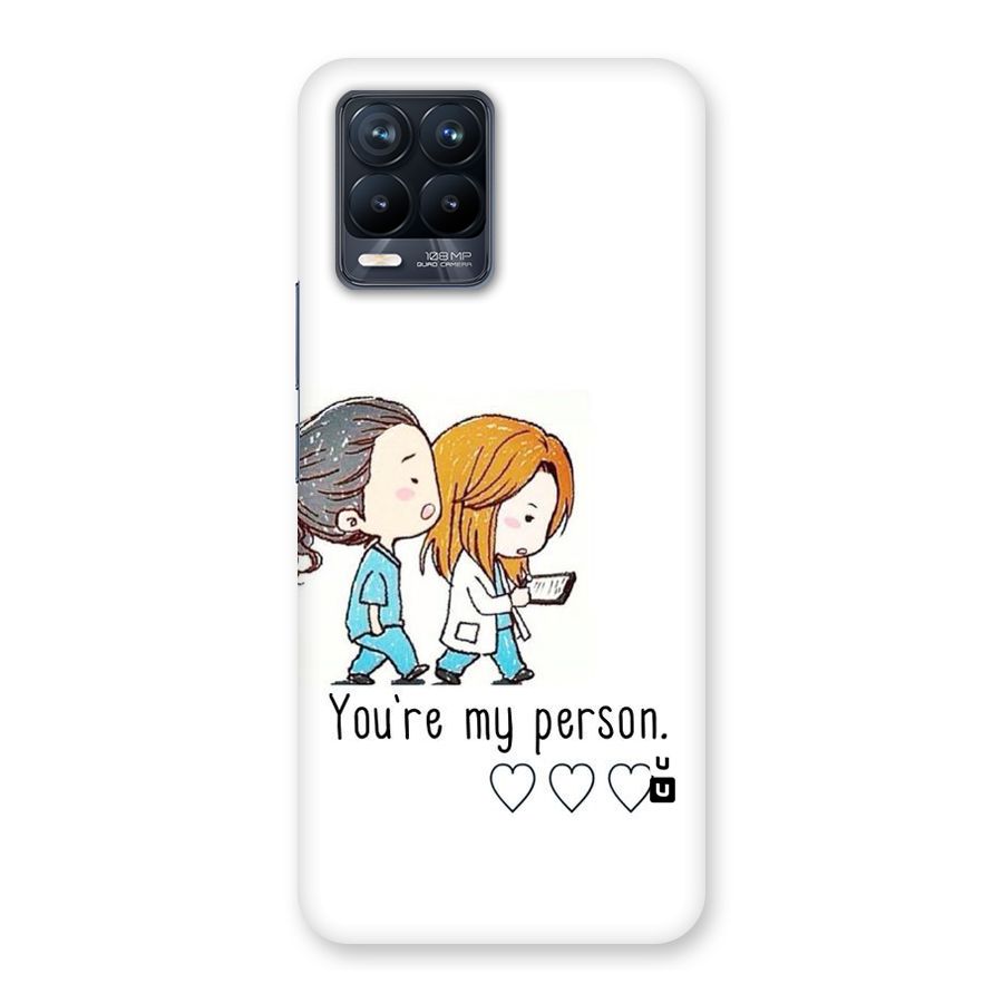 Two Friends In Coat Back Case for Realme 8 Pro