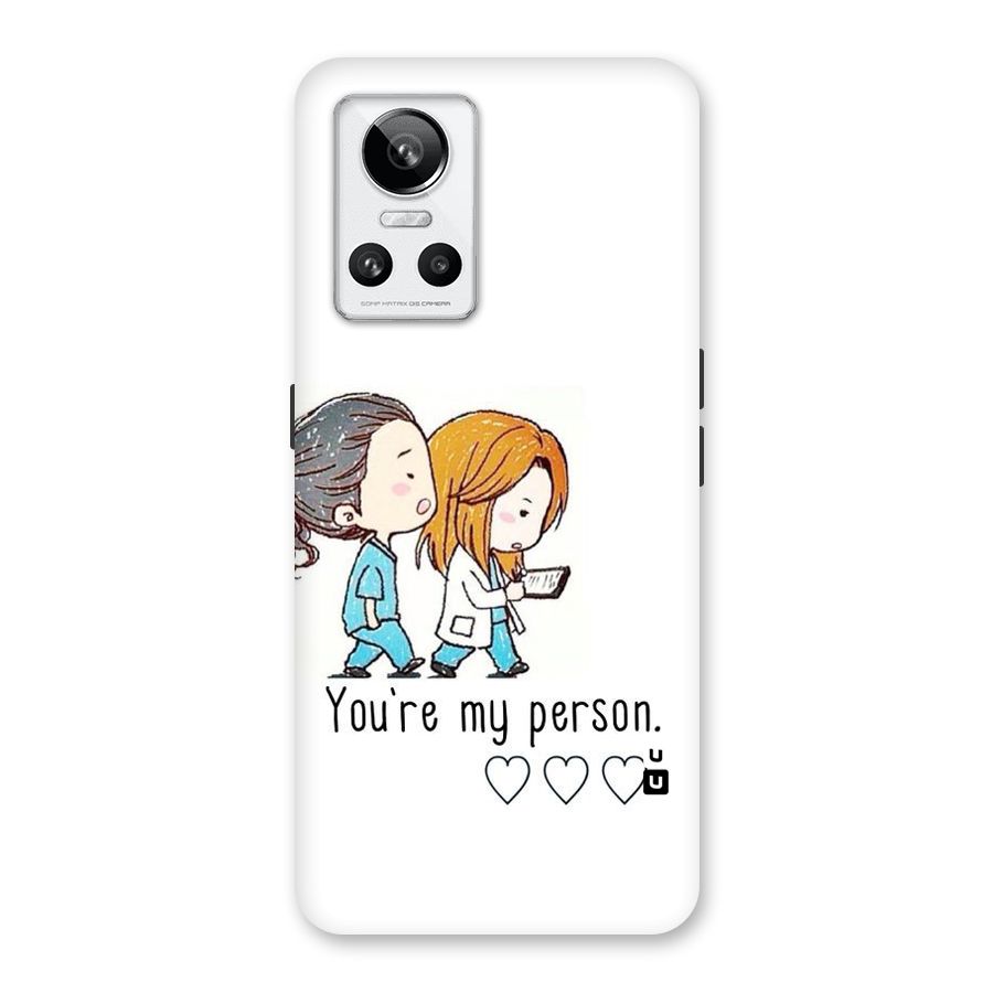 Two Friends In Coat Back Case for Realme GT Neo 3