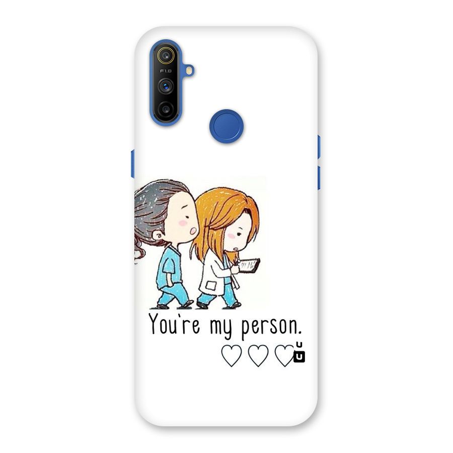 Two Friends In Coat Back Case for Realme Narzo 10A
