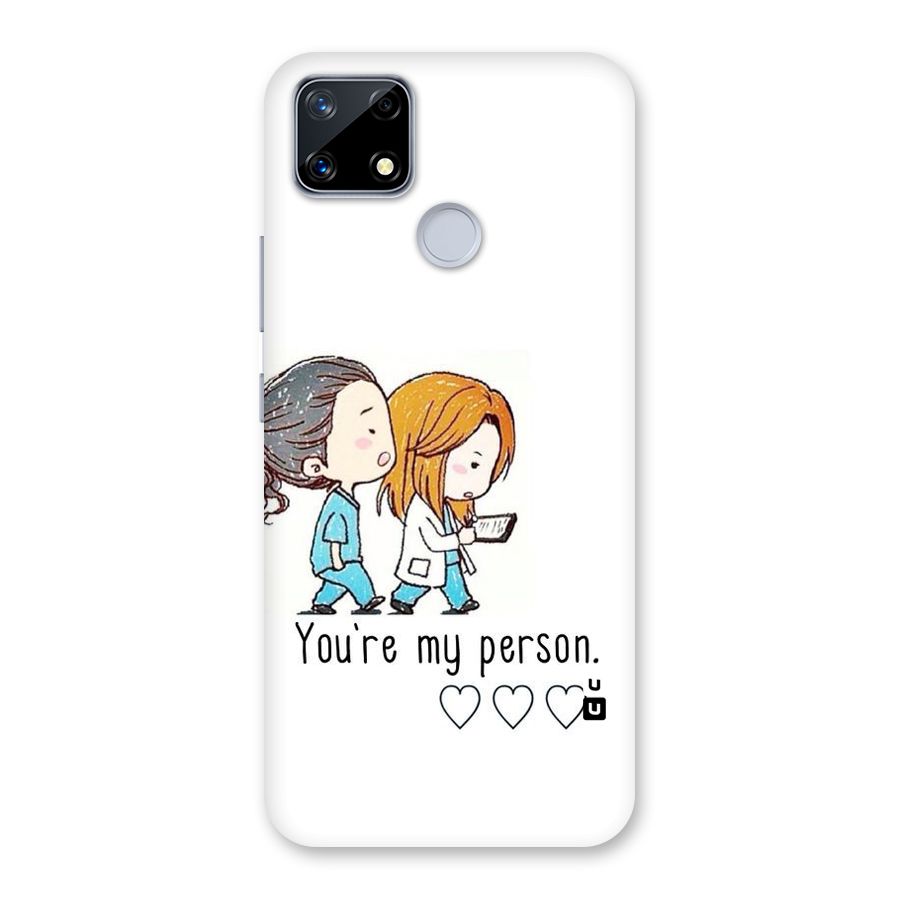 Two Friends In Coat Back Case for Realme Narzo 20